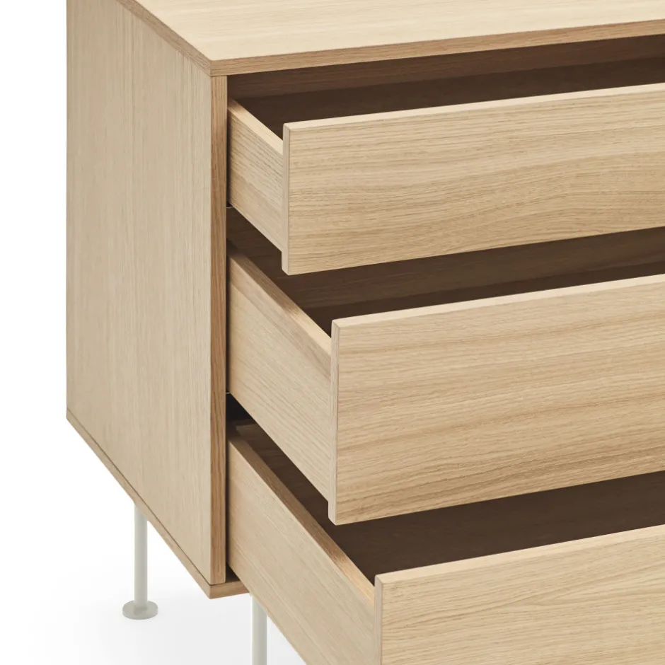 Sale Teulat YOKO Buffet 2 portes 3 tiroirs en bois L180cm