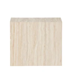 Online Venture Home YORK Table d'appoint effet travertin 35x25cm
