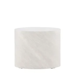 New Venture Home YORK Table d'appoint ronde effet marbre ø50cm
