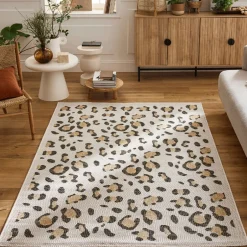Online Drawer YUMA Tapis contemporain imprimé léopard