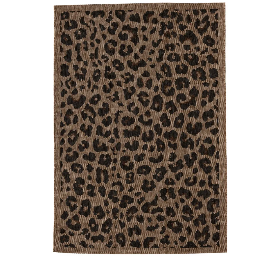 Sale Drawer YUMA Tapis contemporain imprimé léopard