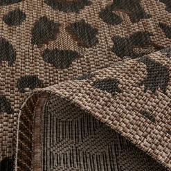 Sale Drawer YUMA Tapis contemporain imprimé léopard