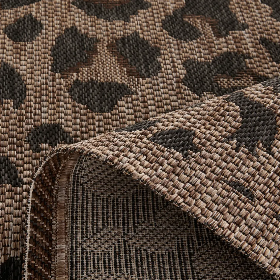 Sale Drawer YUMA Tapis contemporain imprimé léopard