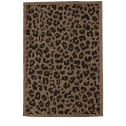 Sale Drawer YUMA Tapis contemporain imprimé léopard