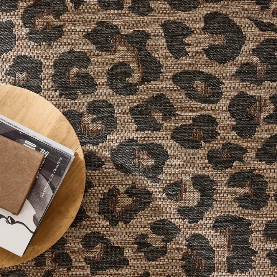 Sale Drawer YUMA Tapis contemporain imprimé léopard