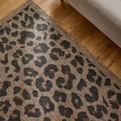 Sale Drawer YUMA Tapis contemporain imprimé léopard