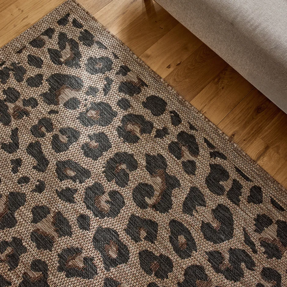 Sale Drawer YUMA Tapis contemporain imprimé léopard