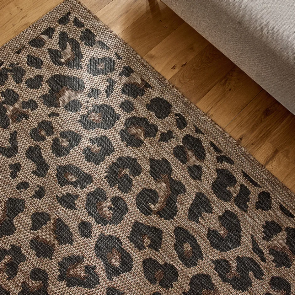 Sale Drawer YUMA Tapis contemporain imprimé léopard