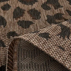 Sale Drawer YUMA Tapis contemporain imprimé léopard
