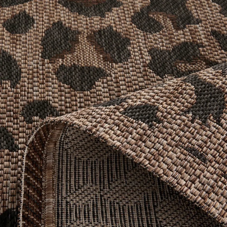 Sale Drawer YUMA Tapis contemporain imprimé léopard