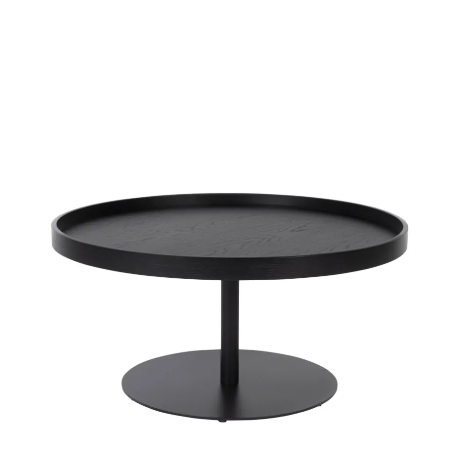 Hot No name YURI Table basse ronde en bois et métal ø70cm