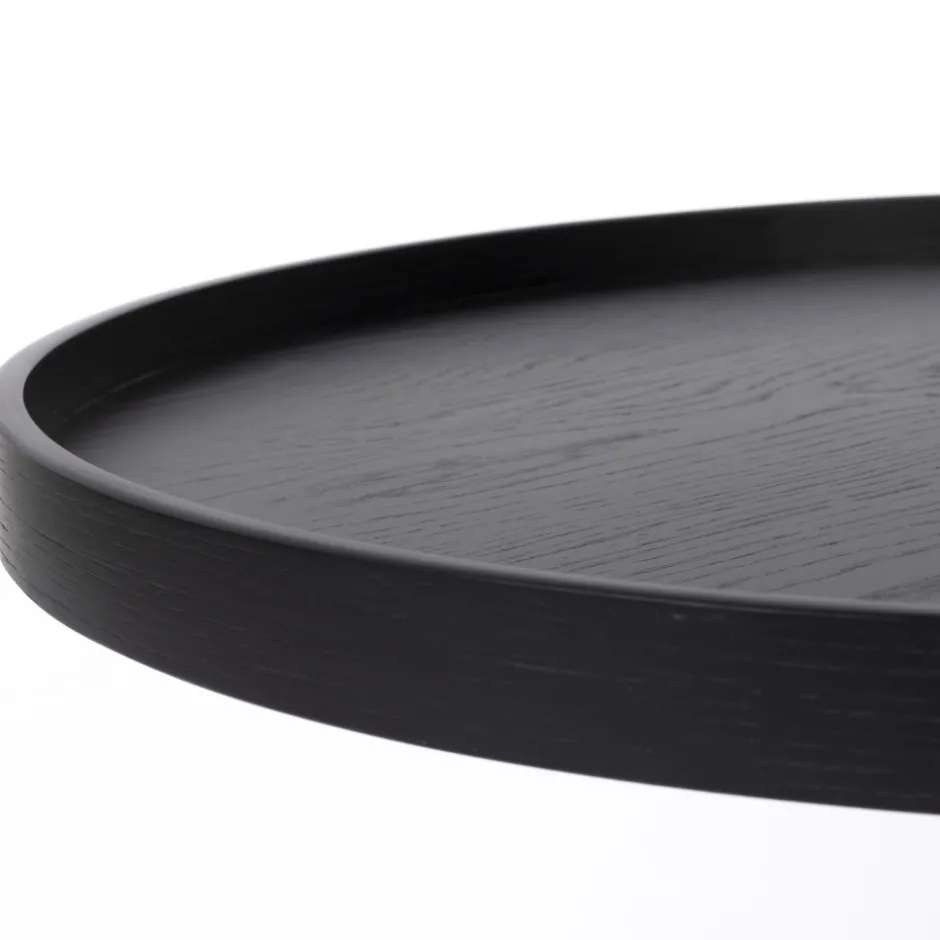 Hot No name YURI Table basse ronde en bois et métal ø70cm