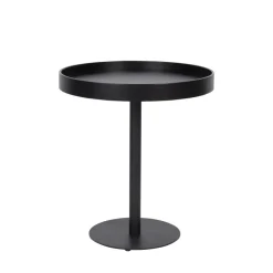 New No name YURI Table d'appoint ronde en bois et métal ø45cm