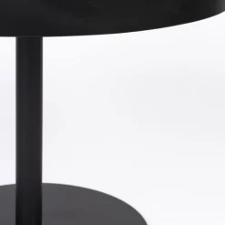 Online No name YURI Table d'appoint ronde en bois et métal ø56cm
