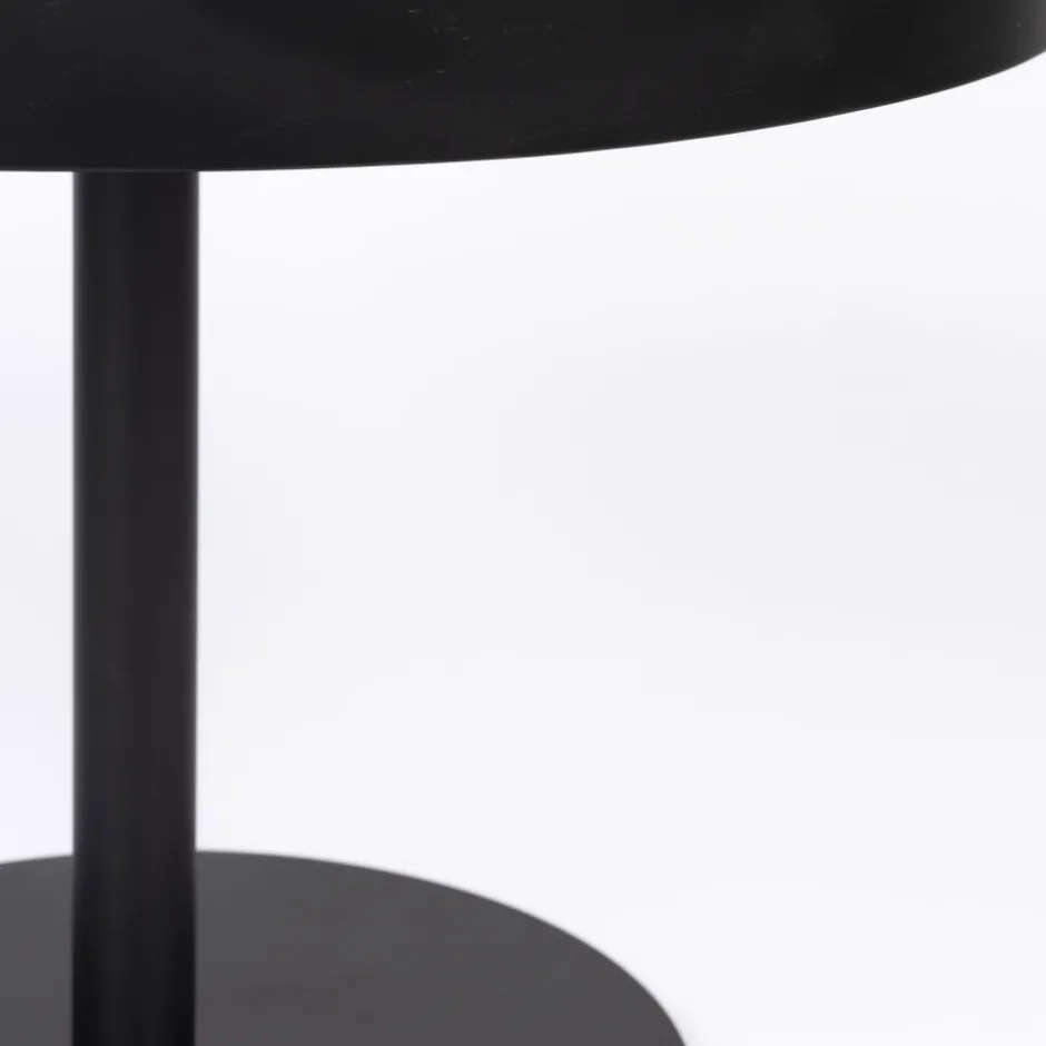 Online No name YURI Table d'appoint ronde en bois et métal ø56cm