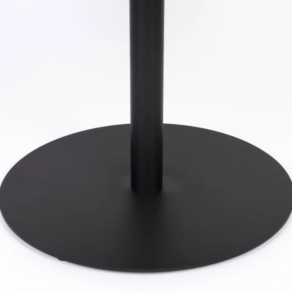 Online No name YURI Table d'appoint ronde en bois et métal ø56cm