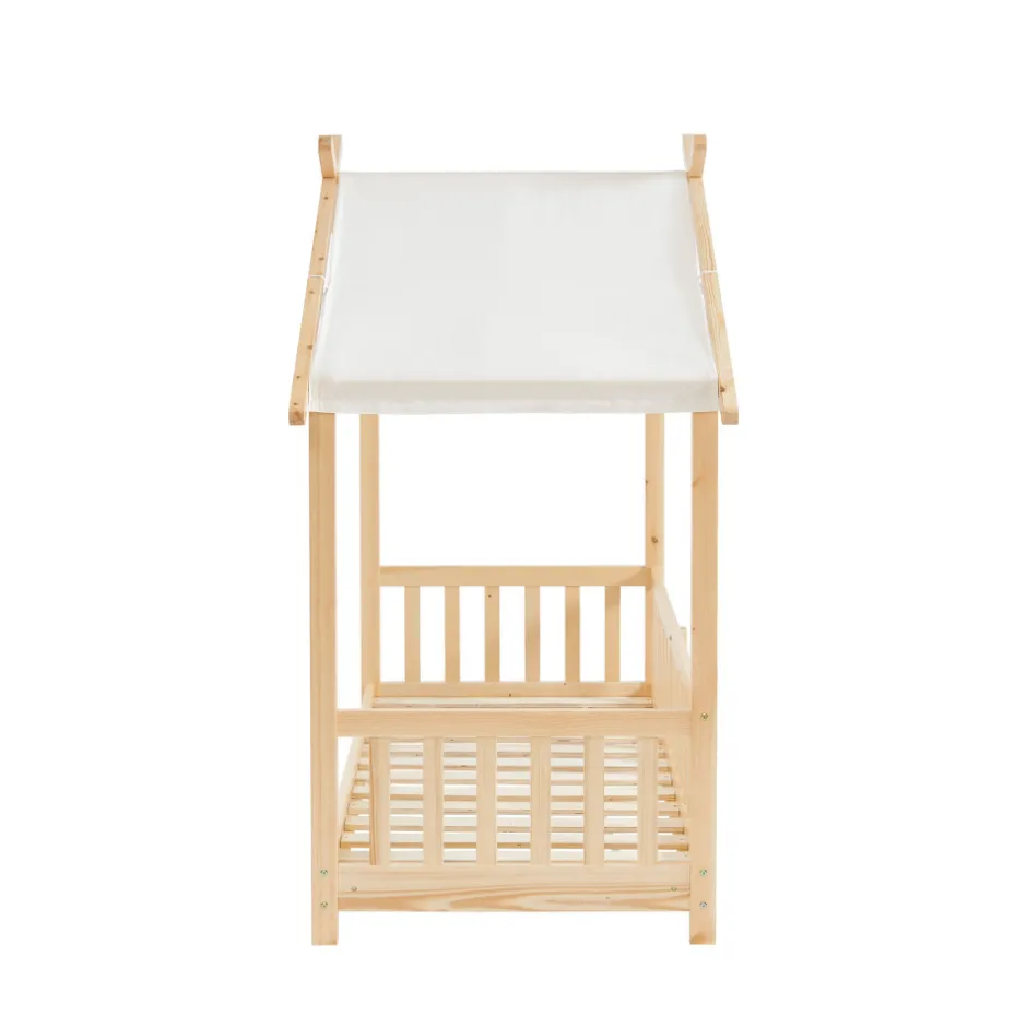 New No name ZENID Lit cabane enfant en bois 70x140cm