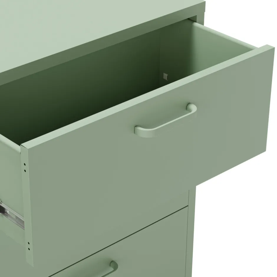 Sale No name ZIO Buffet 2 portes 3 tiroirs en métal L140cm