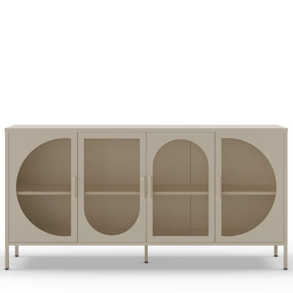 Discount No name ZIO Buffet 4 portes en métal L160cm