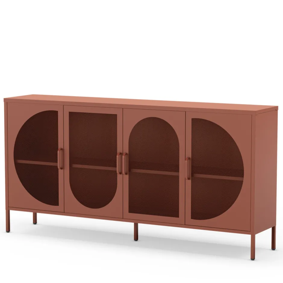 Discount No name ZIO Buffet 4 portes en métal L160cm