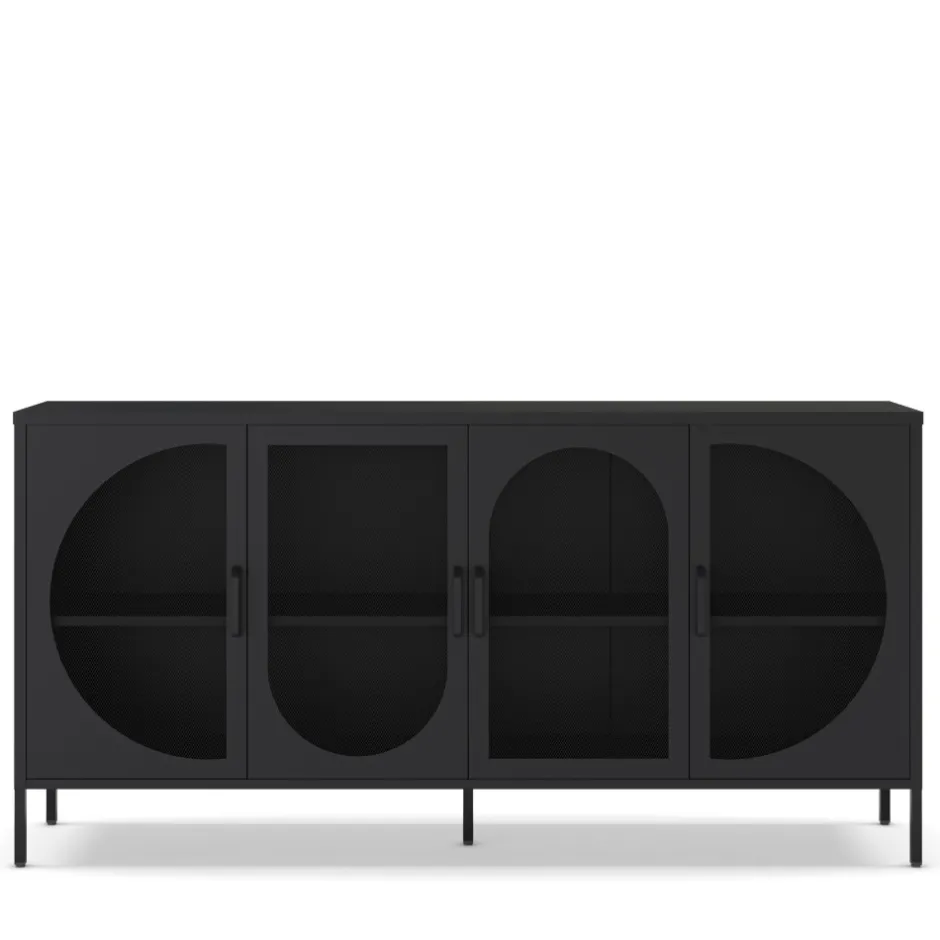 Discount No name ZIO Buffet 4 portes en métal L160cm