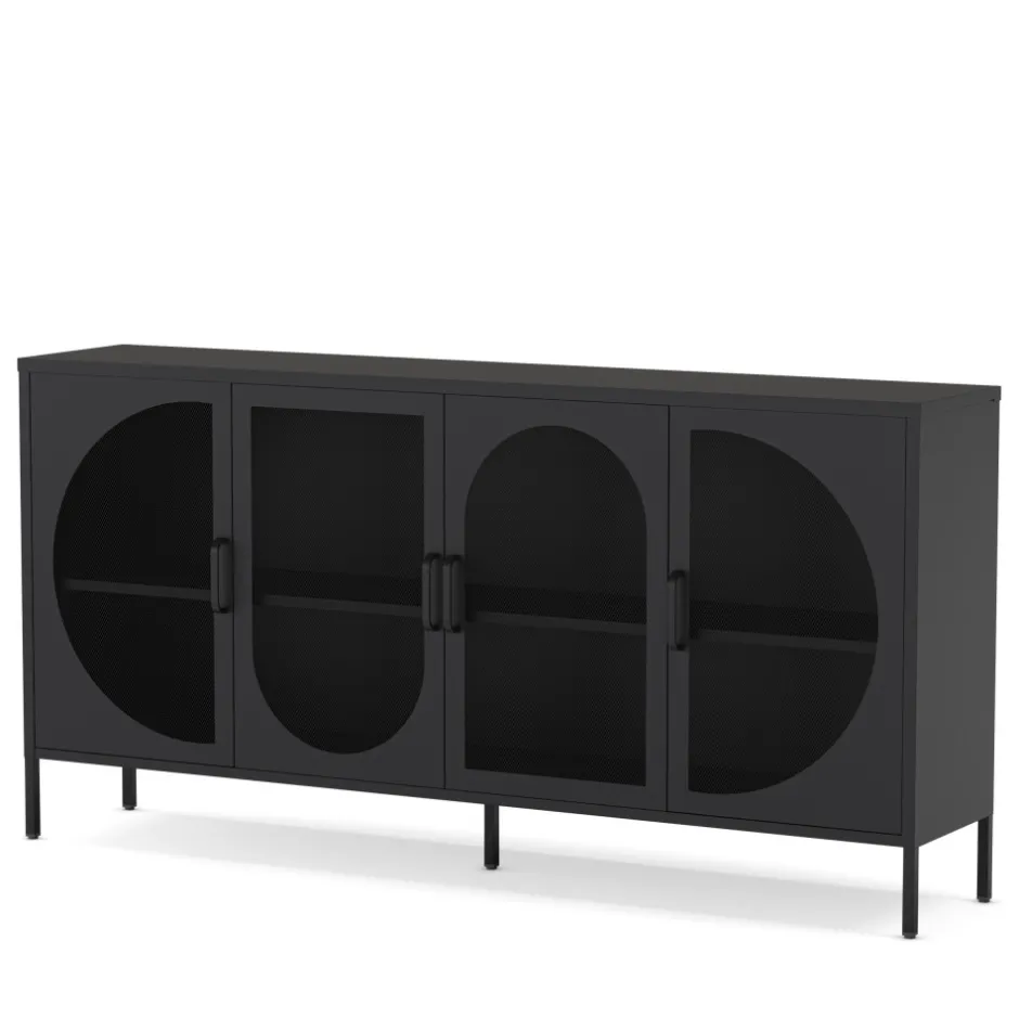 Discount No name ZIO Buffet 4 portes en métal L160cm