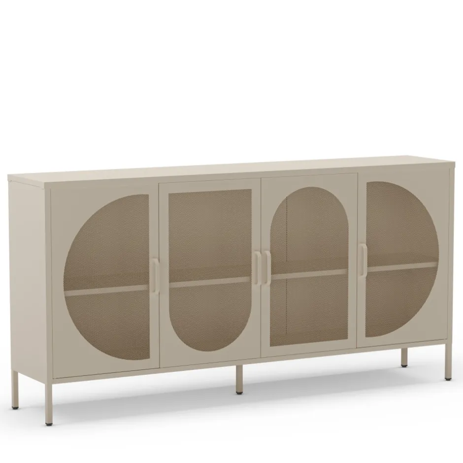 Discount No name ZIO Buffet 4 portes en métal L160cm