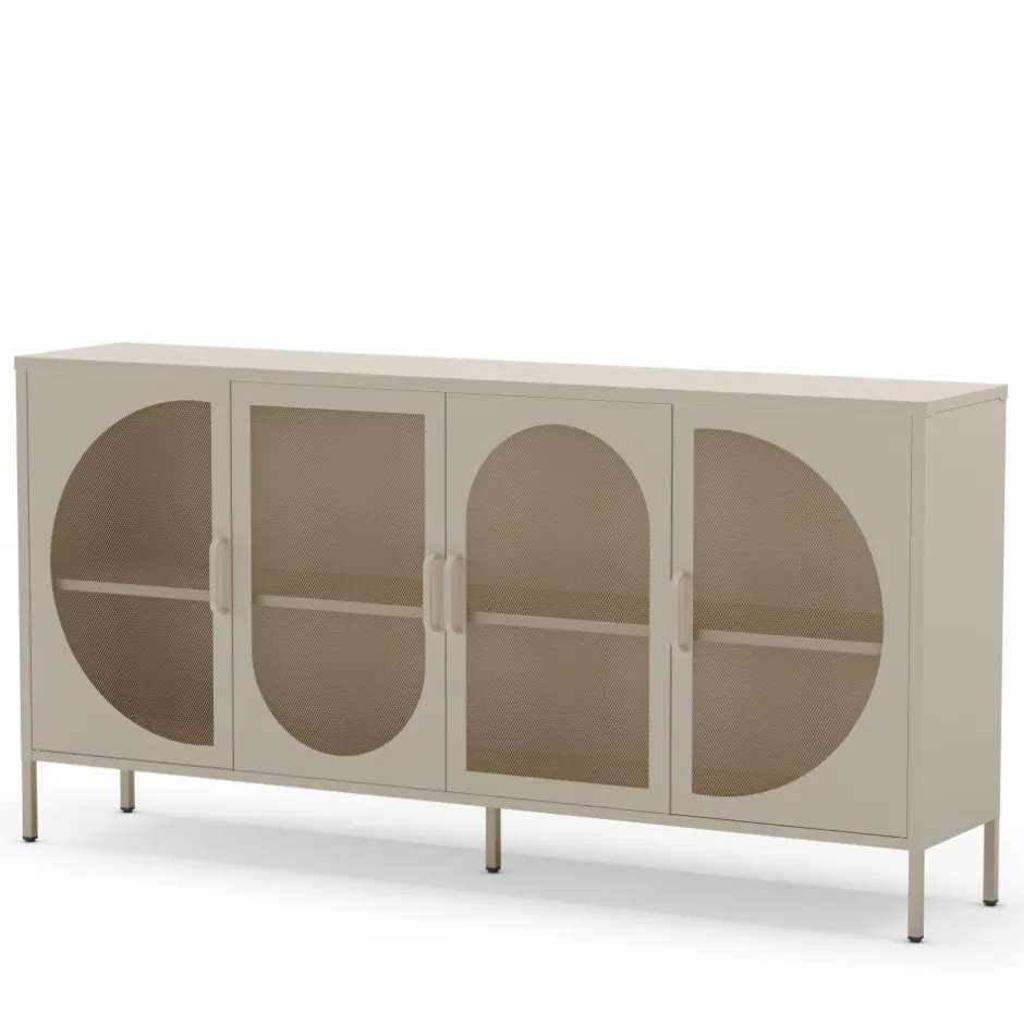 Discount No name ZIO Buffet 4 portes en métal L160cm