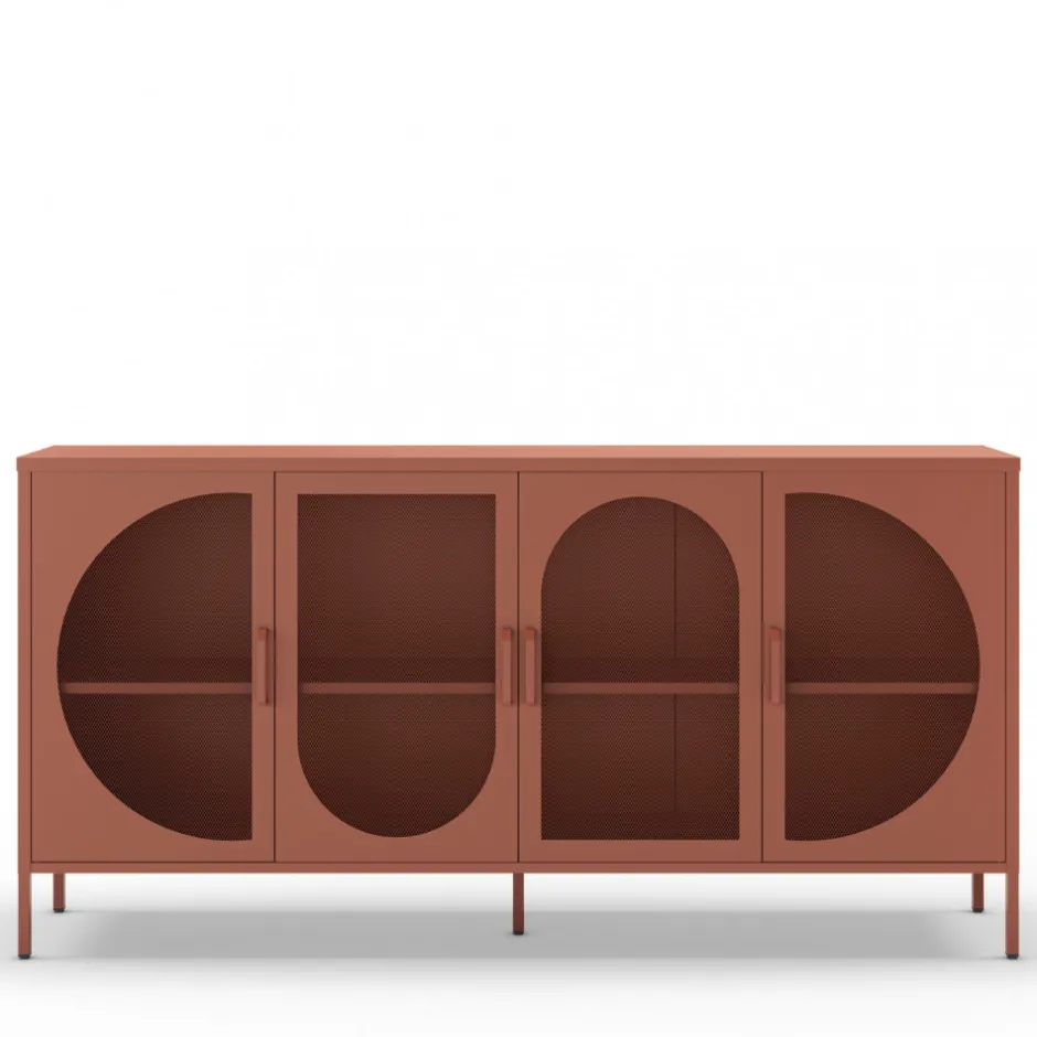 Discount No name ZIO Buffet 4 portes en métal L160cm