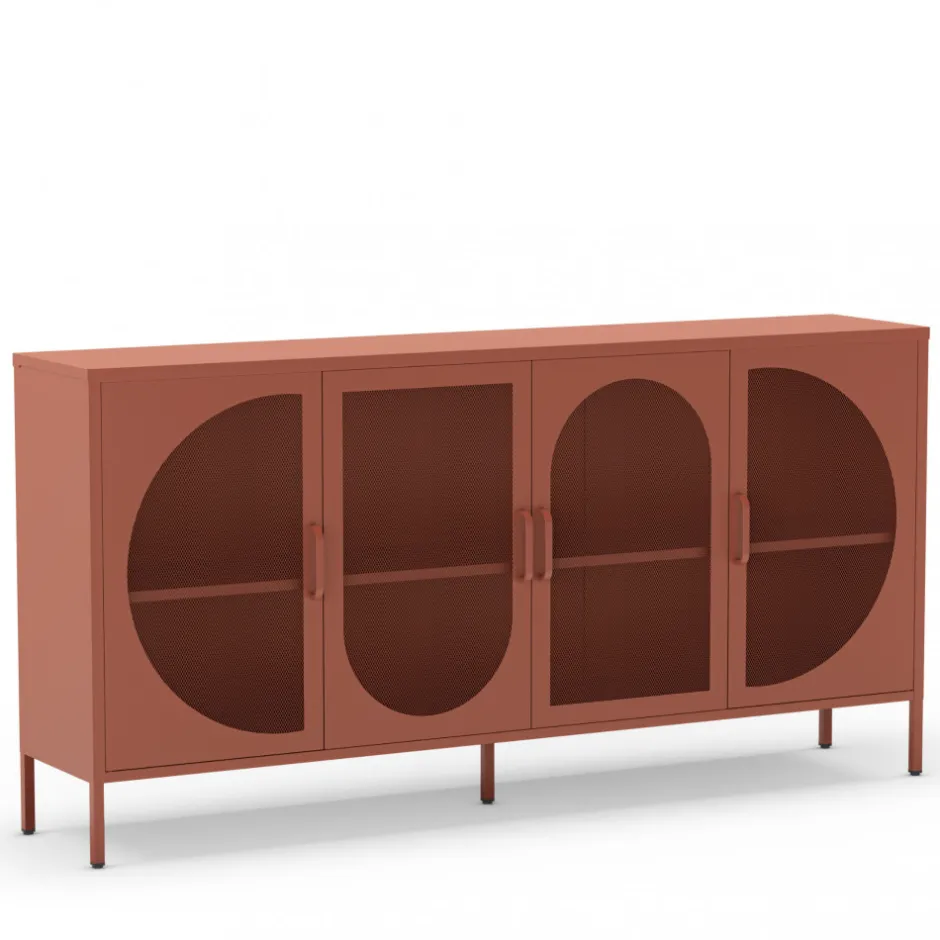Discount No name ZIO Buffet 4 portes en métal L160cm
