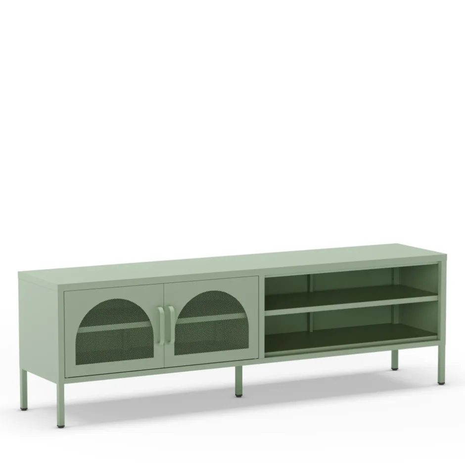 Discount No name ZIO Meuble TV 2 portes en métal L160cm