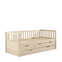Drawer ZIP Lit enfant banquette 4 tiroirs en bois 90x200 cm