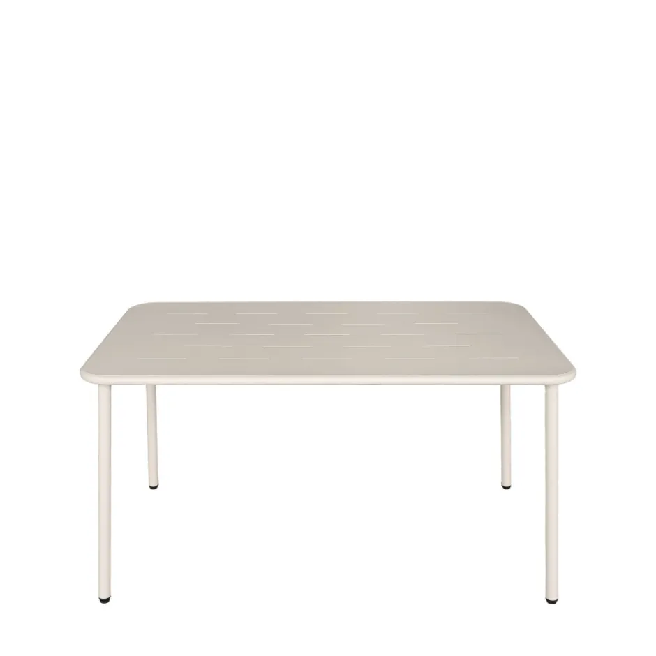 Online Drawer ZYRA Table à manger de jardin 4 personnes en métal