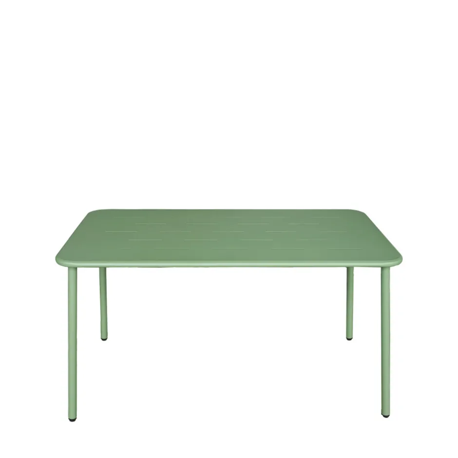 Online Drawer ZYRA Table à manger de jardin 4 personnes en métal