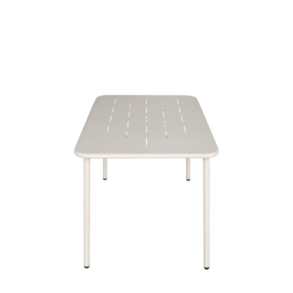 Online Drawer ZYRA Table à manger de jardin 4 personnes en métal
