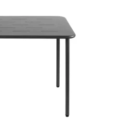 Online Drawer ZYRA Table à manger de jardin 4 personnes en métal